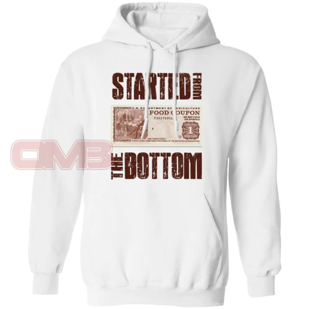 Started From The Bottom Hoodie White / S Sweatshirts