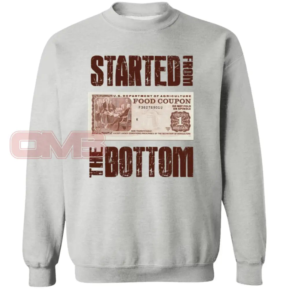 Started From The Bottom Sweatshirt Sport Grey / S Sweatshirts