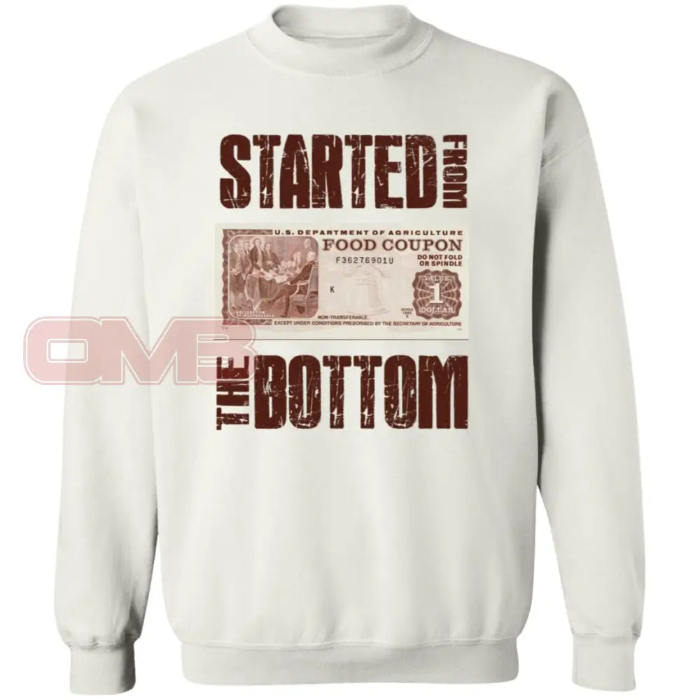 Started From The Bottom Sweatshirt White / S Sweatshirts