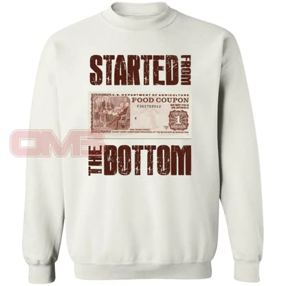 Started From The Bottom Sweatshirt White / S Sweatshirts