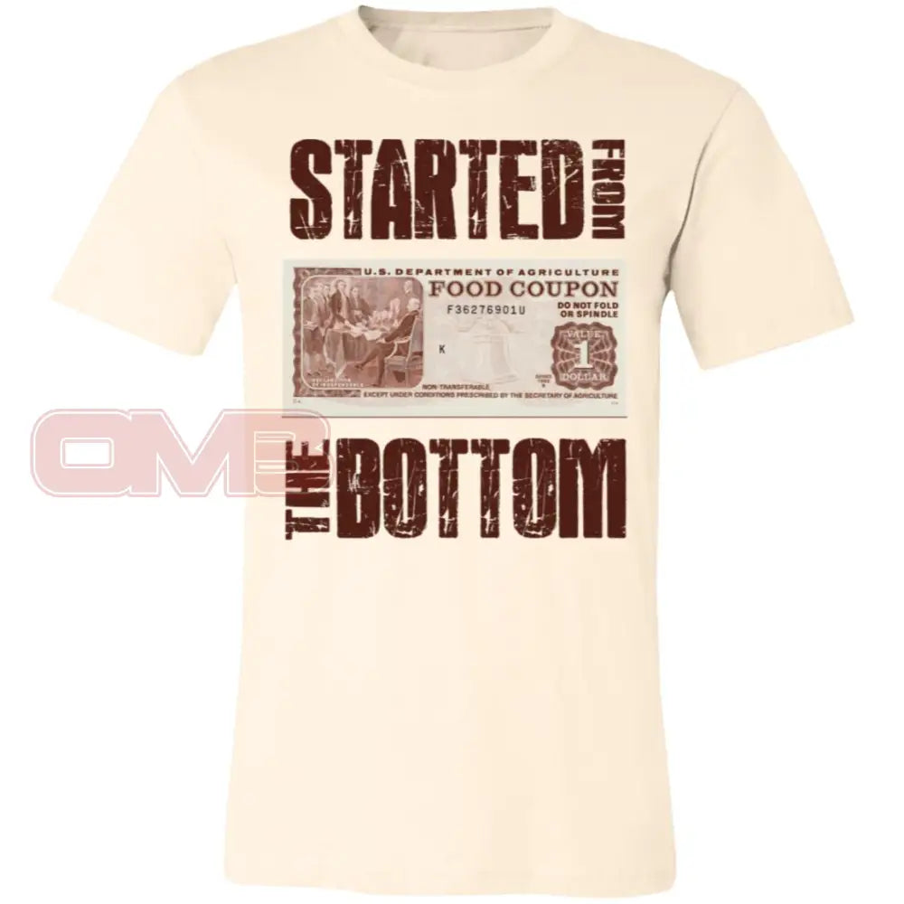 Started From The Bottom Tee Natural / X-Small T-Shirts