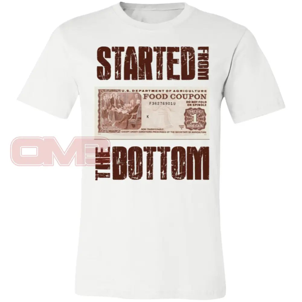 Started From The Bottom Tee White / X-Small T-Shirts