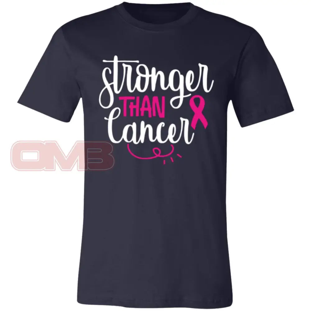 Stronger Than Cancer Navy / X-Small T-Shirts