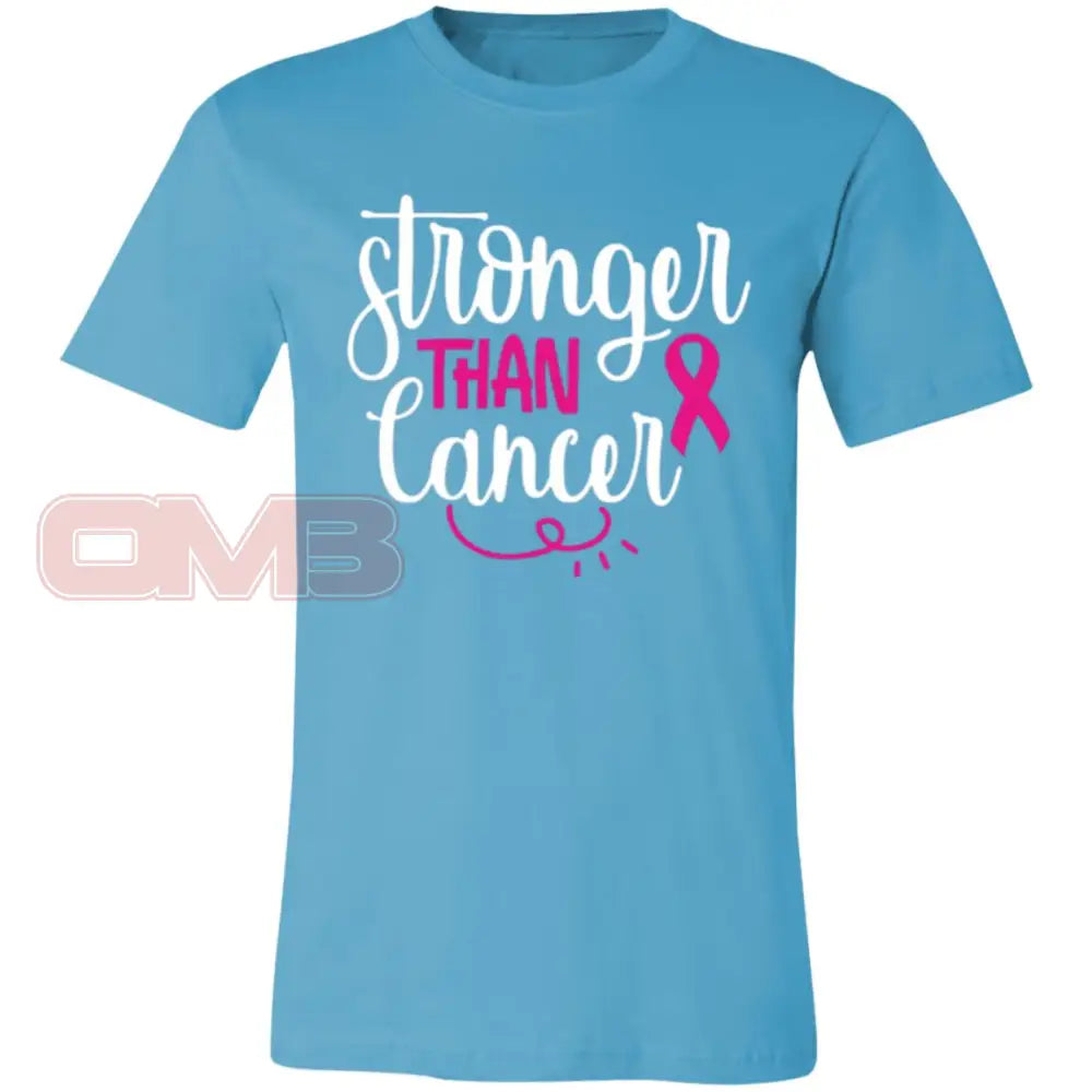 Stronger Than Cancer Turquoise / X-Small T-Shirts