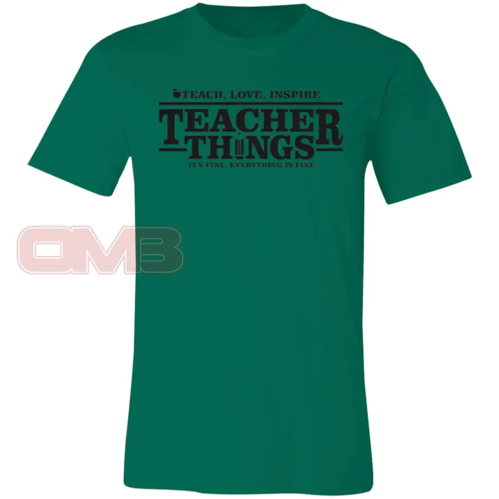 Teacher Things Tee Kelly / X - Small T - Shirts