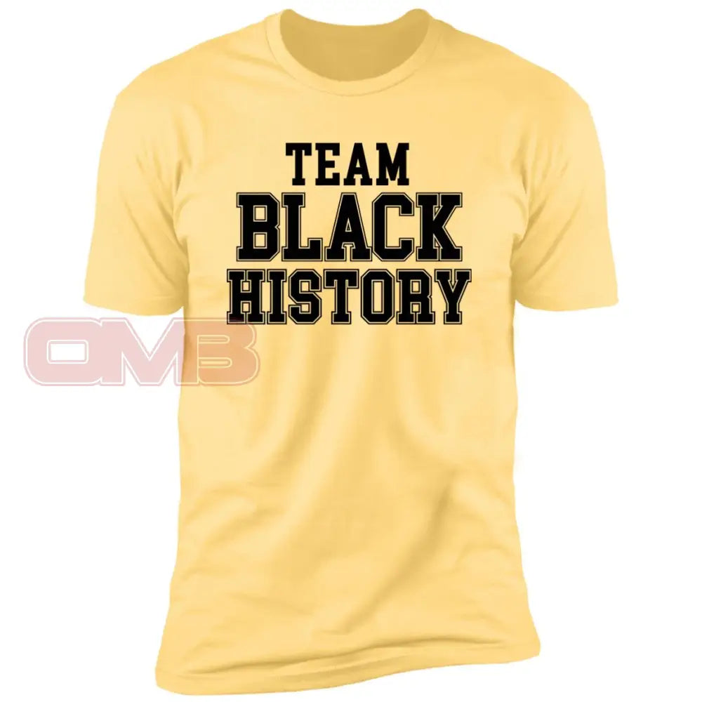 Team Black History T-Shirt Banana Cream / X-Small T-Shirts