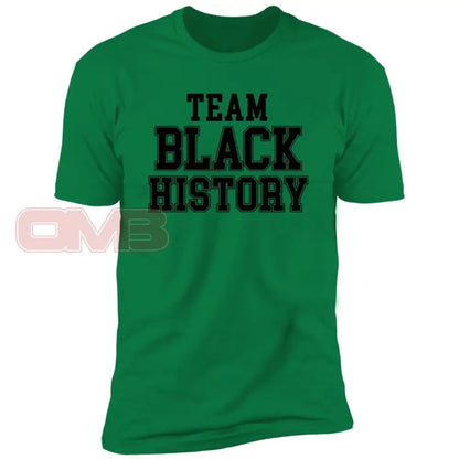 Team Black History T-Shirt Kelly Green / X-Small T-Shirts