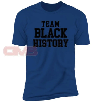 Team Black History T-Shirt Royal / X-Small T-Shirts