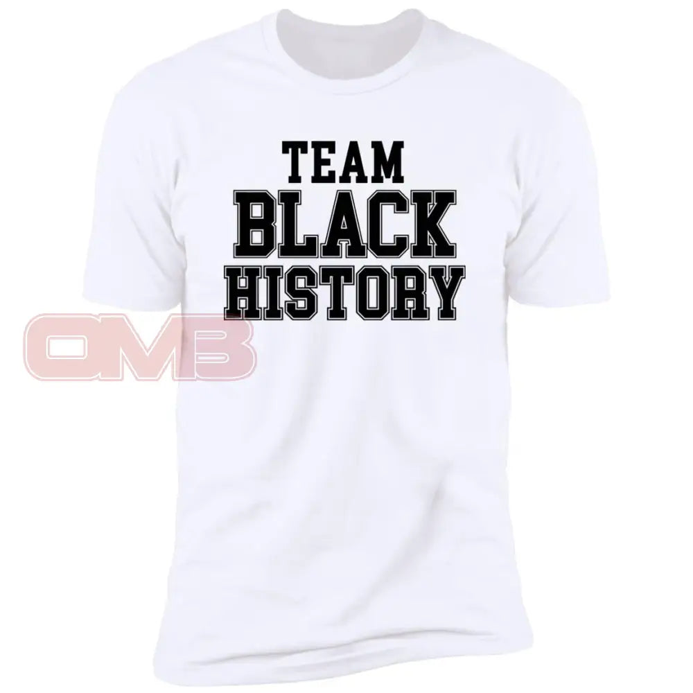 Team Black History T-Shirt White / X-Small T-Shirts