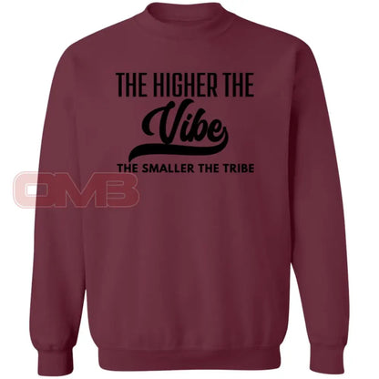 The Higher Vibe Sweatshirt Maroon / S Sweatshirts