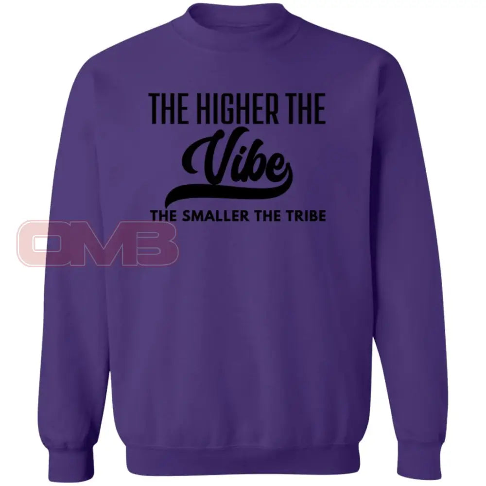 The Higher Vibe Sweatshirt Purple / S Sweatshirts