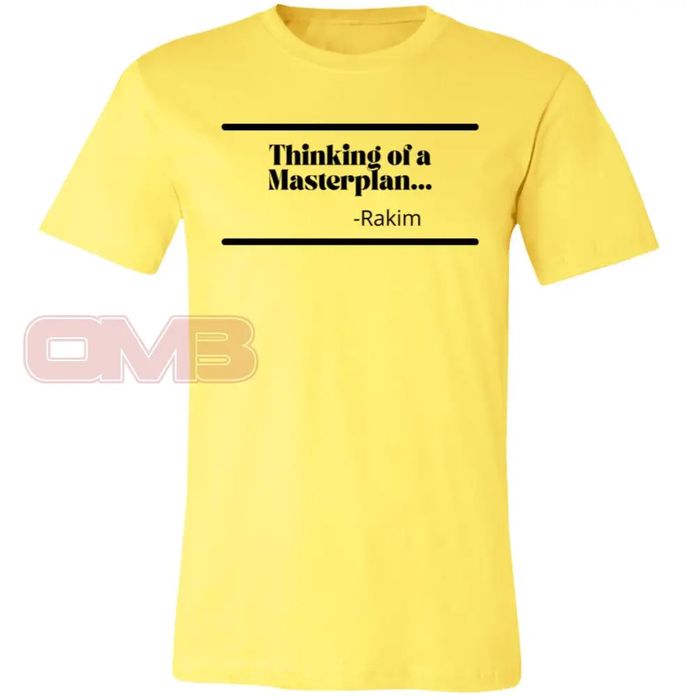 Thinking Of A Masterplan... Yellow / X-Small T-Shirts