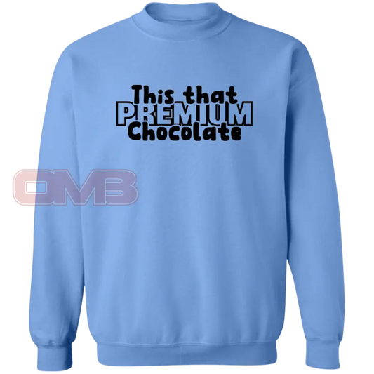 This That Premium Chocolate Carolina Blue / S Sweatshirts