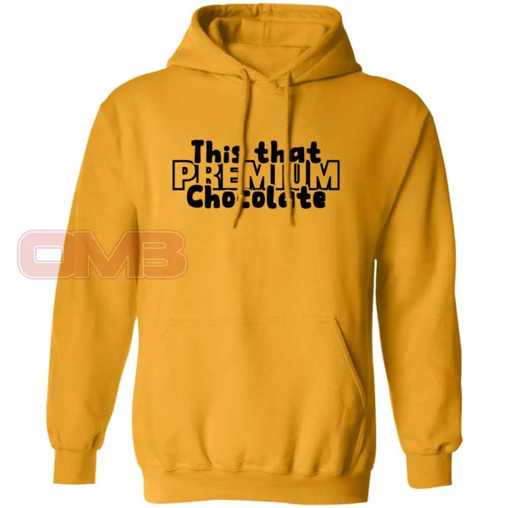 This That Premium Chocolate Hoodie Gold / S Sweatshirts