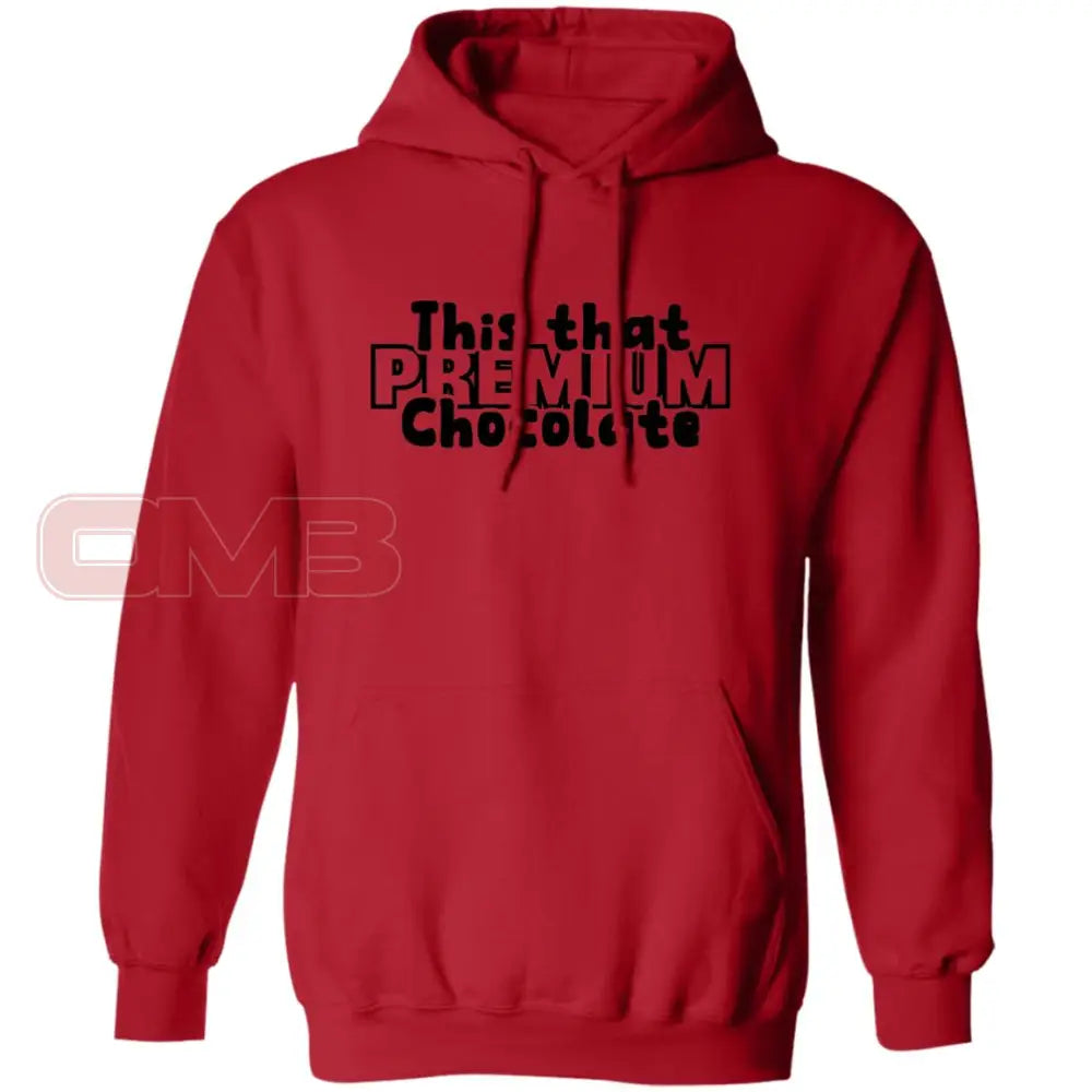 This That Premium Chocolate Hoodie Red / S Sweatshirts