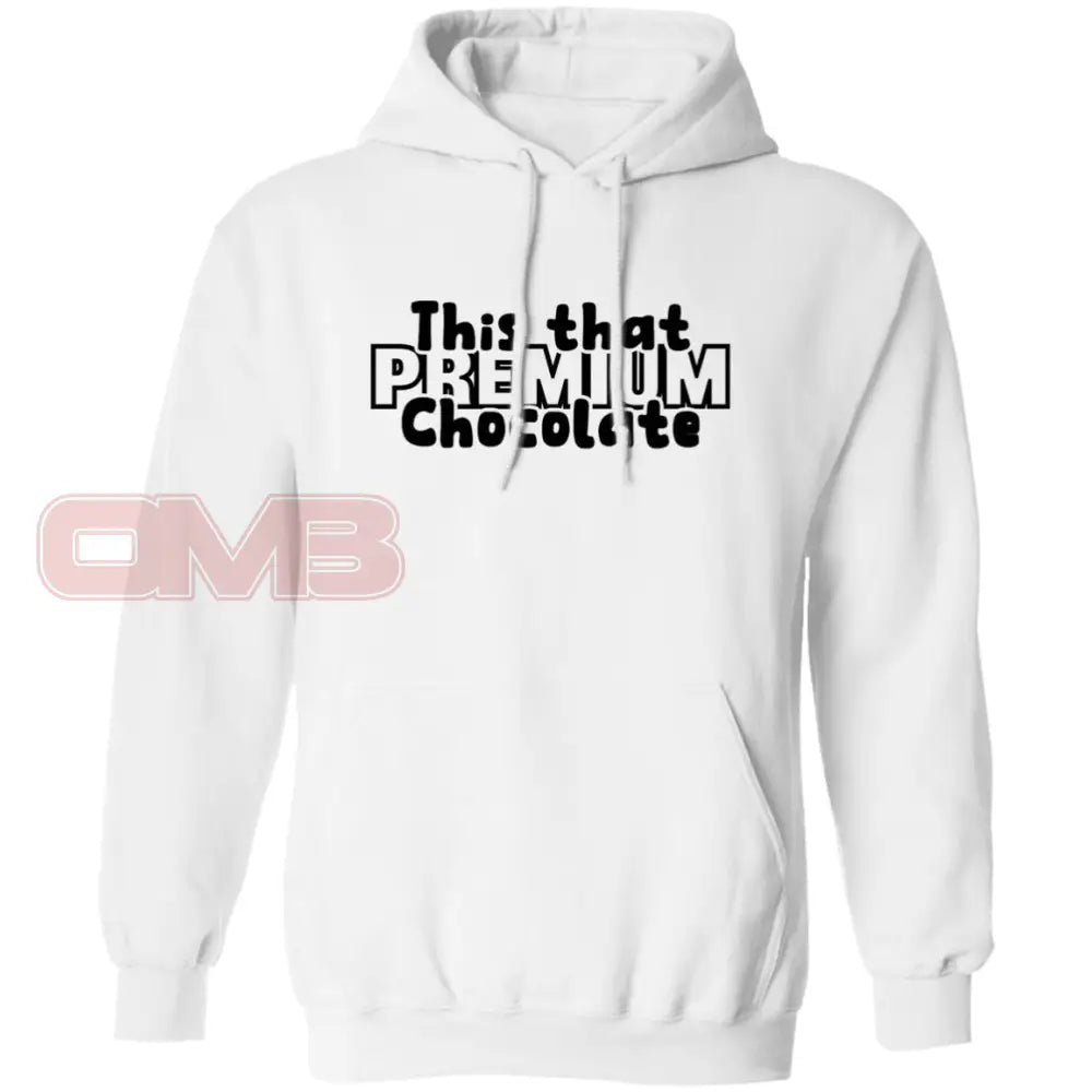 This That Premium Chocolate Hoodie White / S Sweatshirts