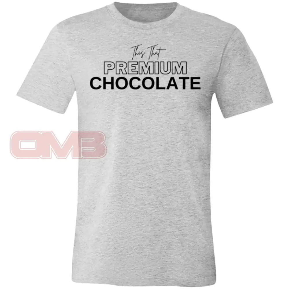 This That Premium Chocolate Tee Athletic Heather / X - Small T - Shirts