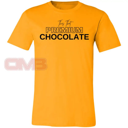 This That Premium Chocolate Tee Gold / X - Small T - Shirts