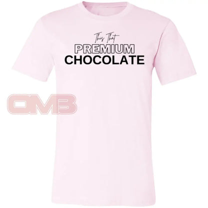 This That Premium Chocolate Tee Soft Pink / X - Small T - Shirts