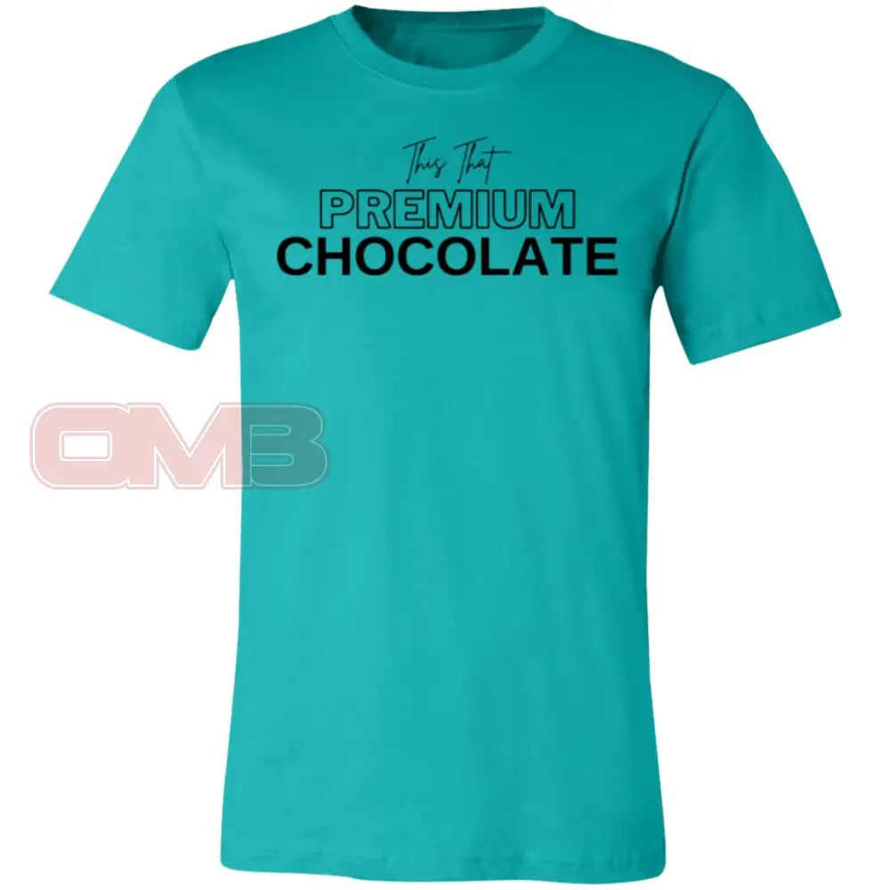 This That Premium Chocolate Tee Teal / X - Small T - Shirts