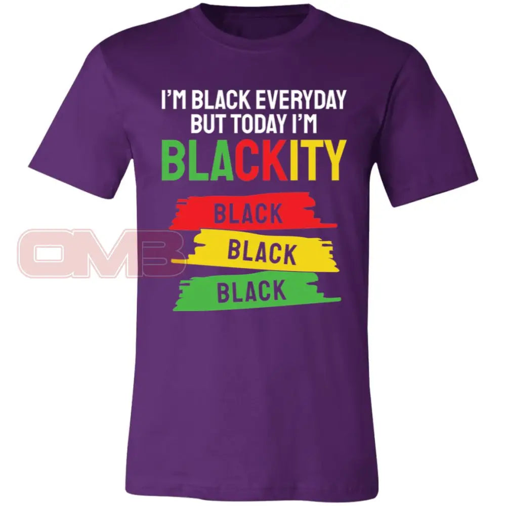 Today Im Blackity Black Team Purple / X-Small T-Shirts