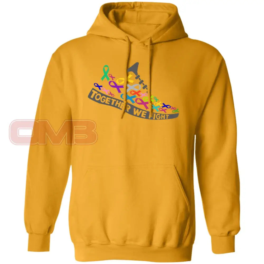 Together We Fight Hoodie Gold / S Sweatshirts