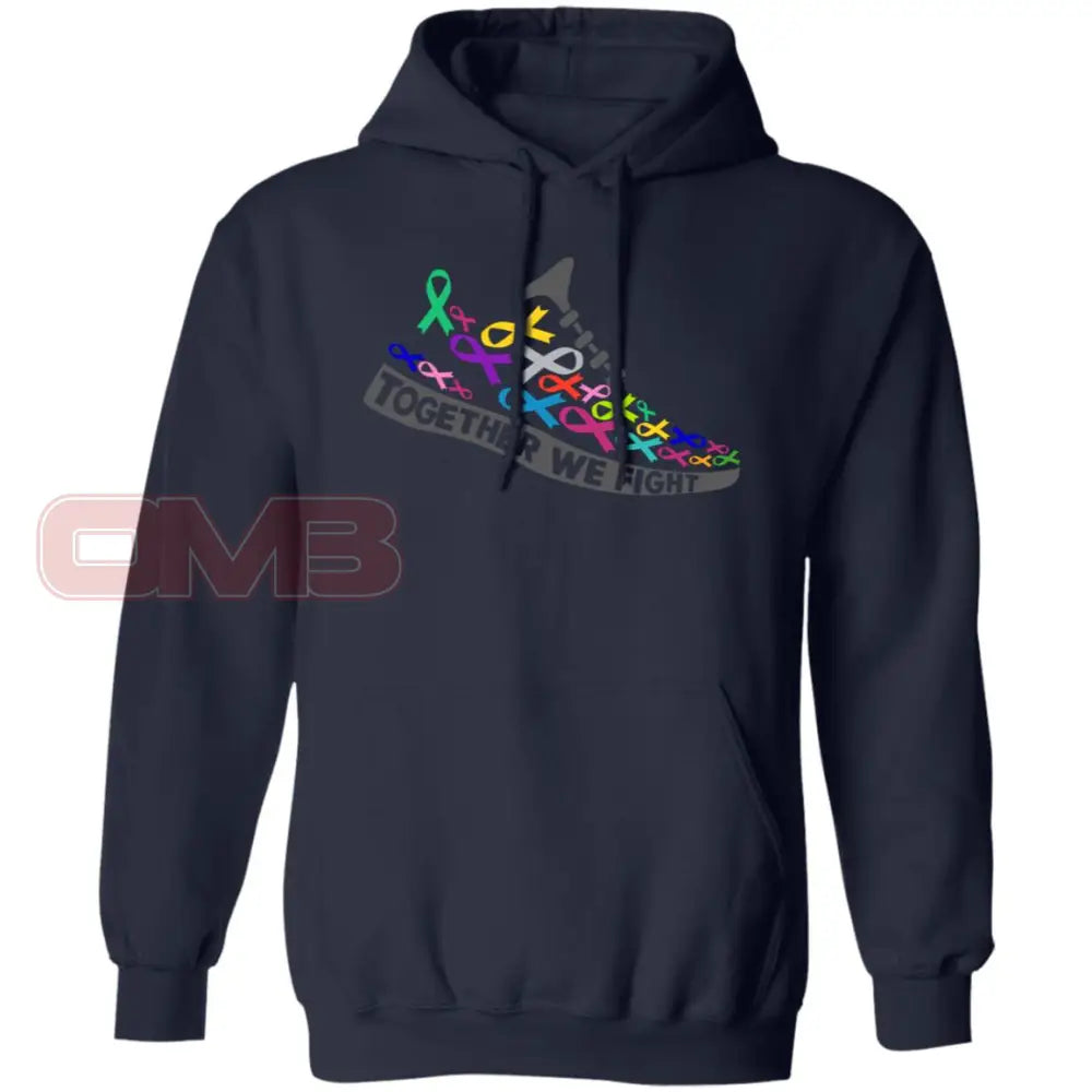 Together We Fight Hoodie Navy / S Sweatshirts