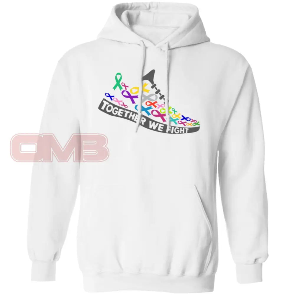 Together We Fight Hoodie White / S Sweatshirts