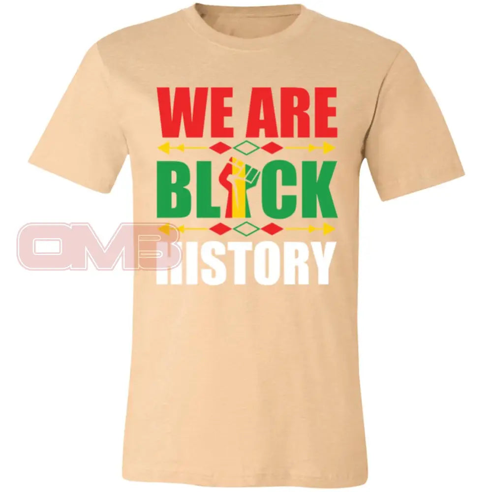 We Are Black History Heather Sand Dune / X-Small T-Shirts