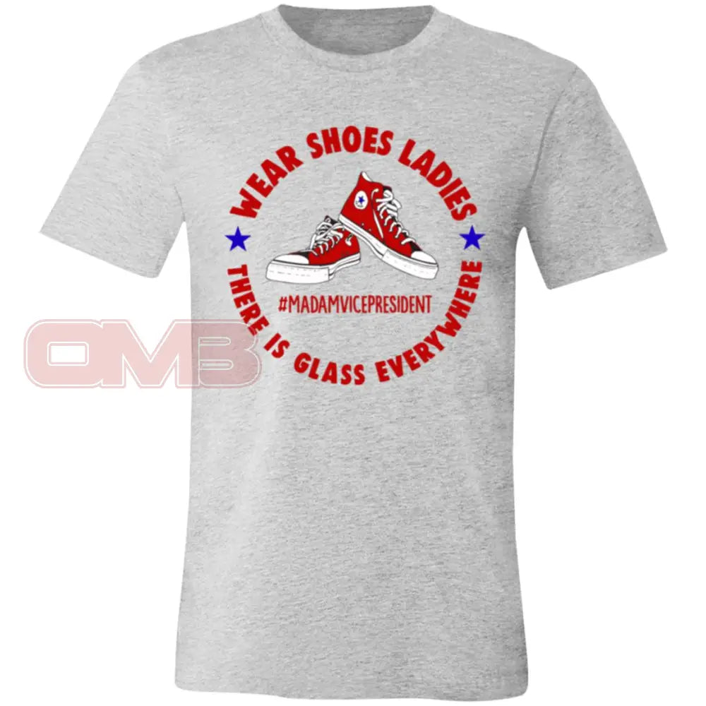 Wear Shoes Ladies - 2 Colors Ladies2 Tee / Athletic Heather X-Small Apparel