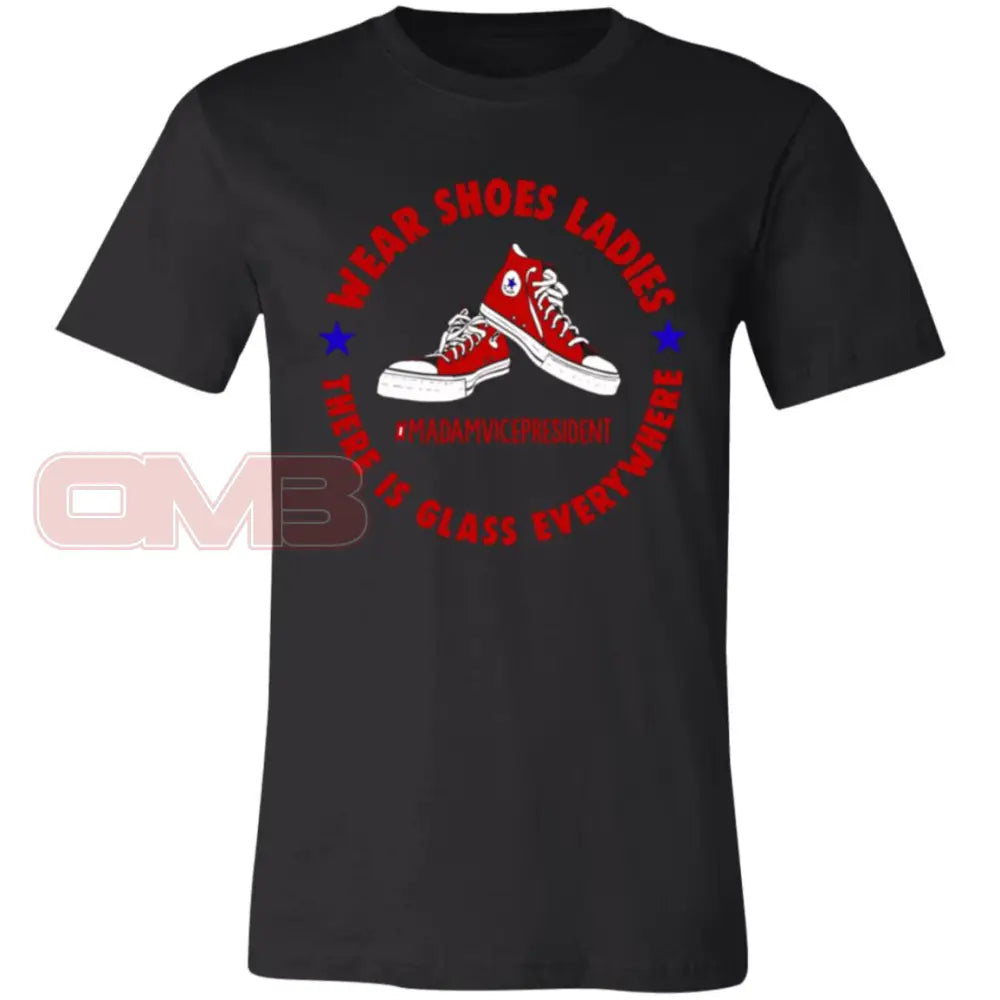 Wear Shoes Ladies - 2 Colors Ladies2 Tee / Black X-Small Apparel