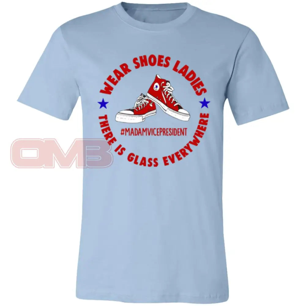 Wear Shoes Ladies - 2 Colors Ladies2 Tee / Light Blue X-Small Apparel