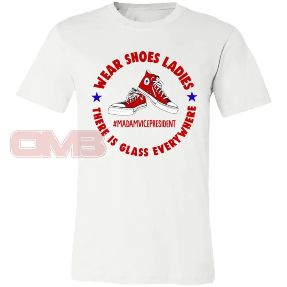 Wear Shoes Ladies - 2 Colors Ladies2 Tee / White X-Small Apparel