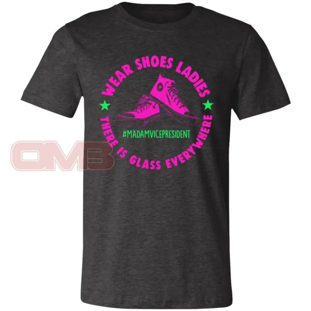 Wear Shoes Ladies - 2 Colors Tee / Dark Grey Heather X-Small Apparel