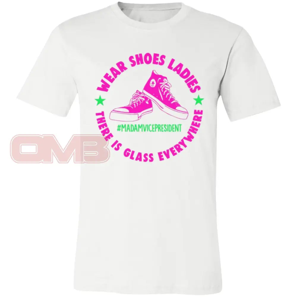 Wear Shoes Ladies - 2 Colors Tee / White X-Small Apparel