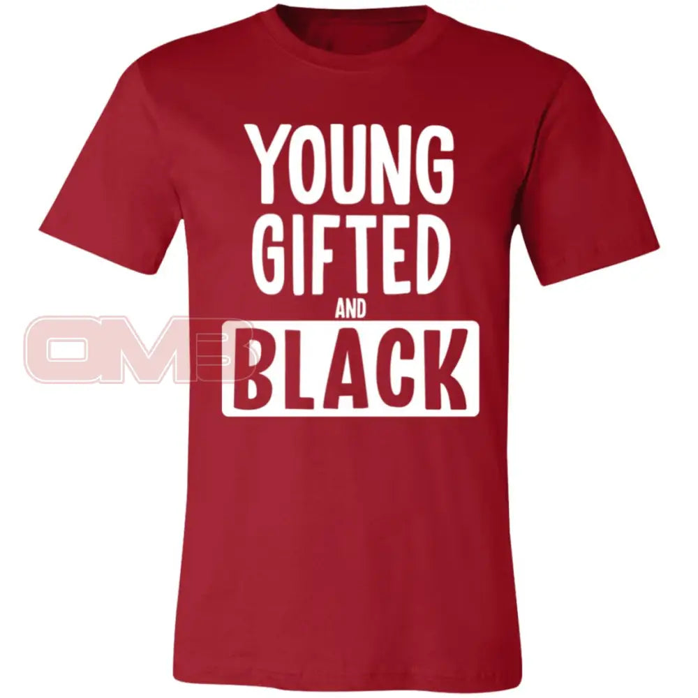 Young Gifted And Black Canvas Red / X-Small T-Shirts