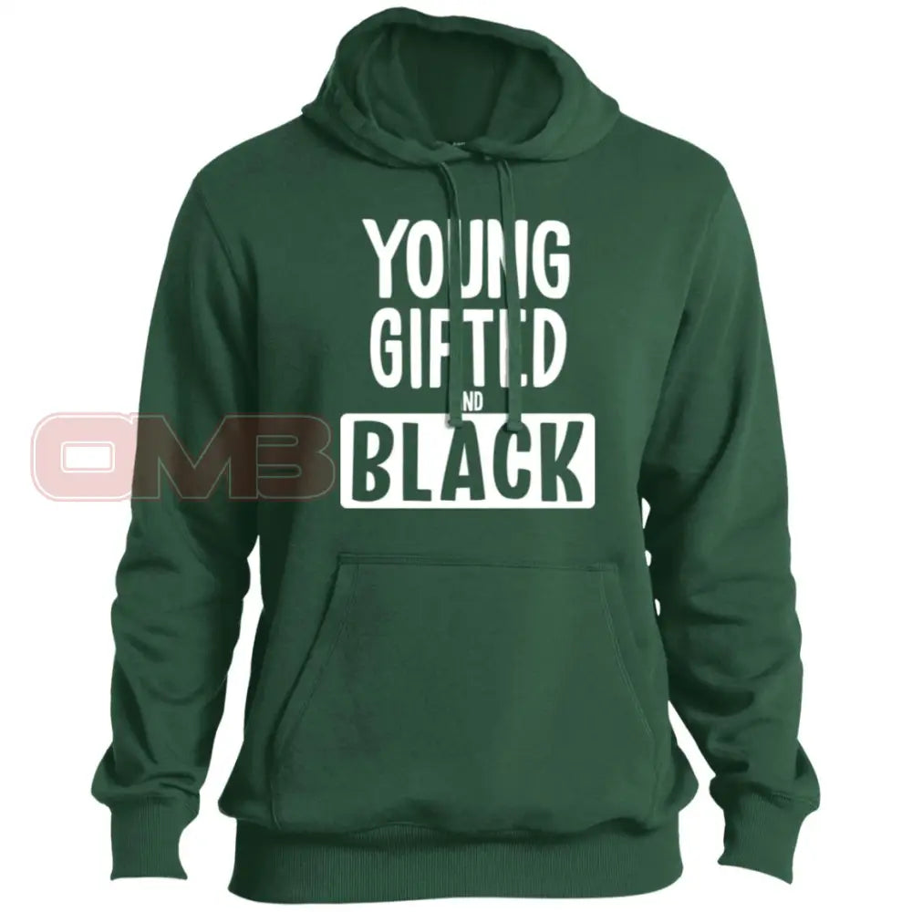 Young Gifted And Black Hoodie Forest Green / X-Small Sweatshirts