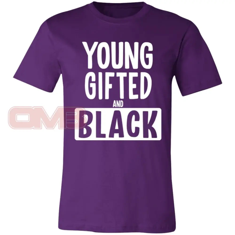 Young Gifted And Black Team Purple / X-Small T-Shirts